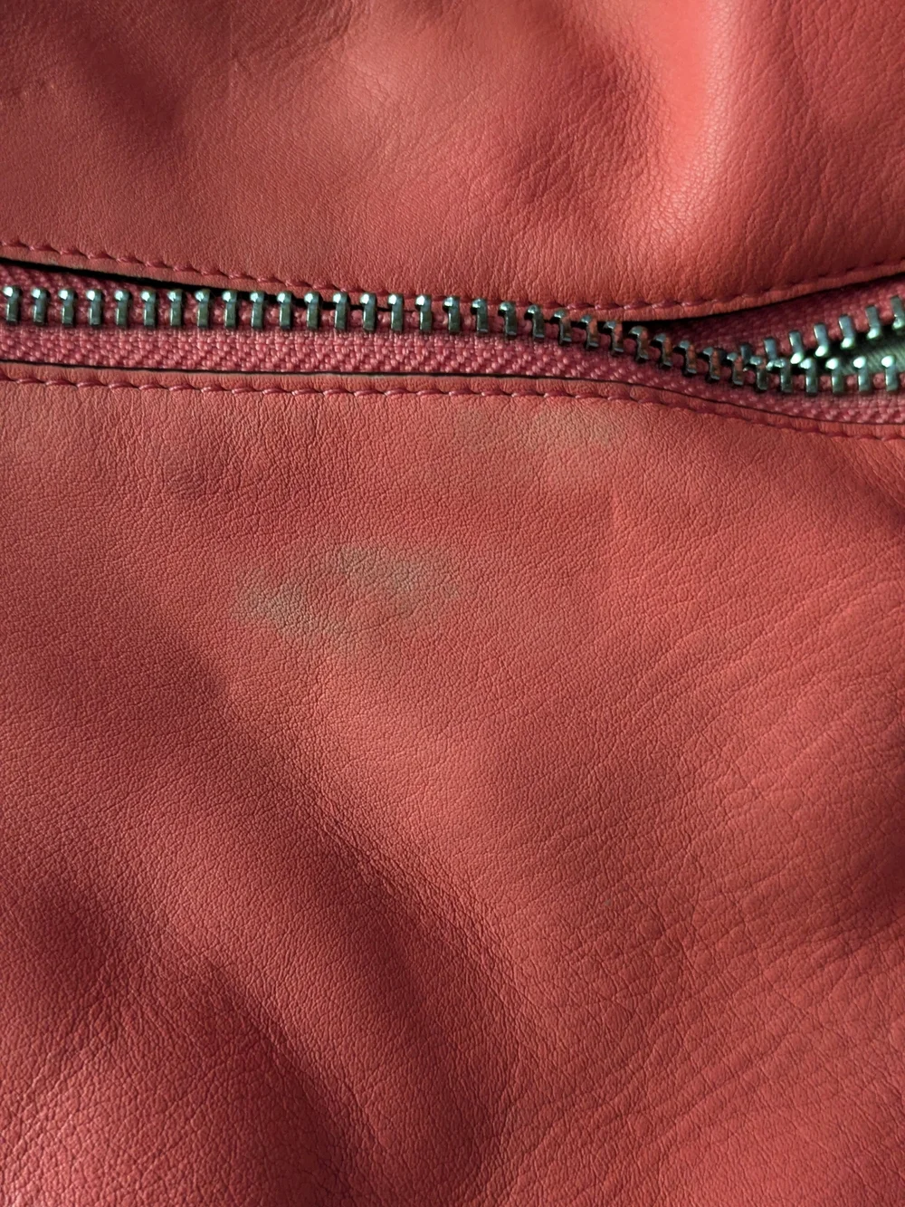 COACH 2012 Coral Leather Perforated Shoulder Bag